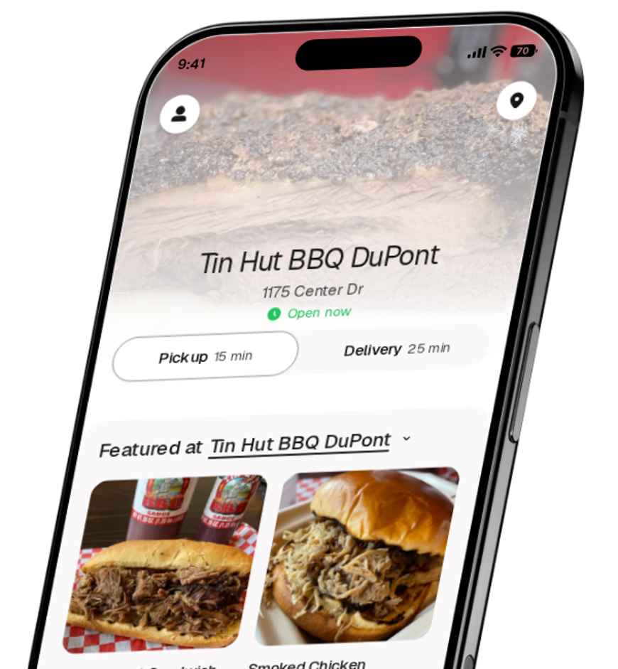 Tin Hut BBQ DuPont app preview